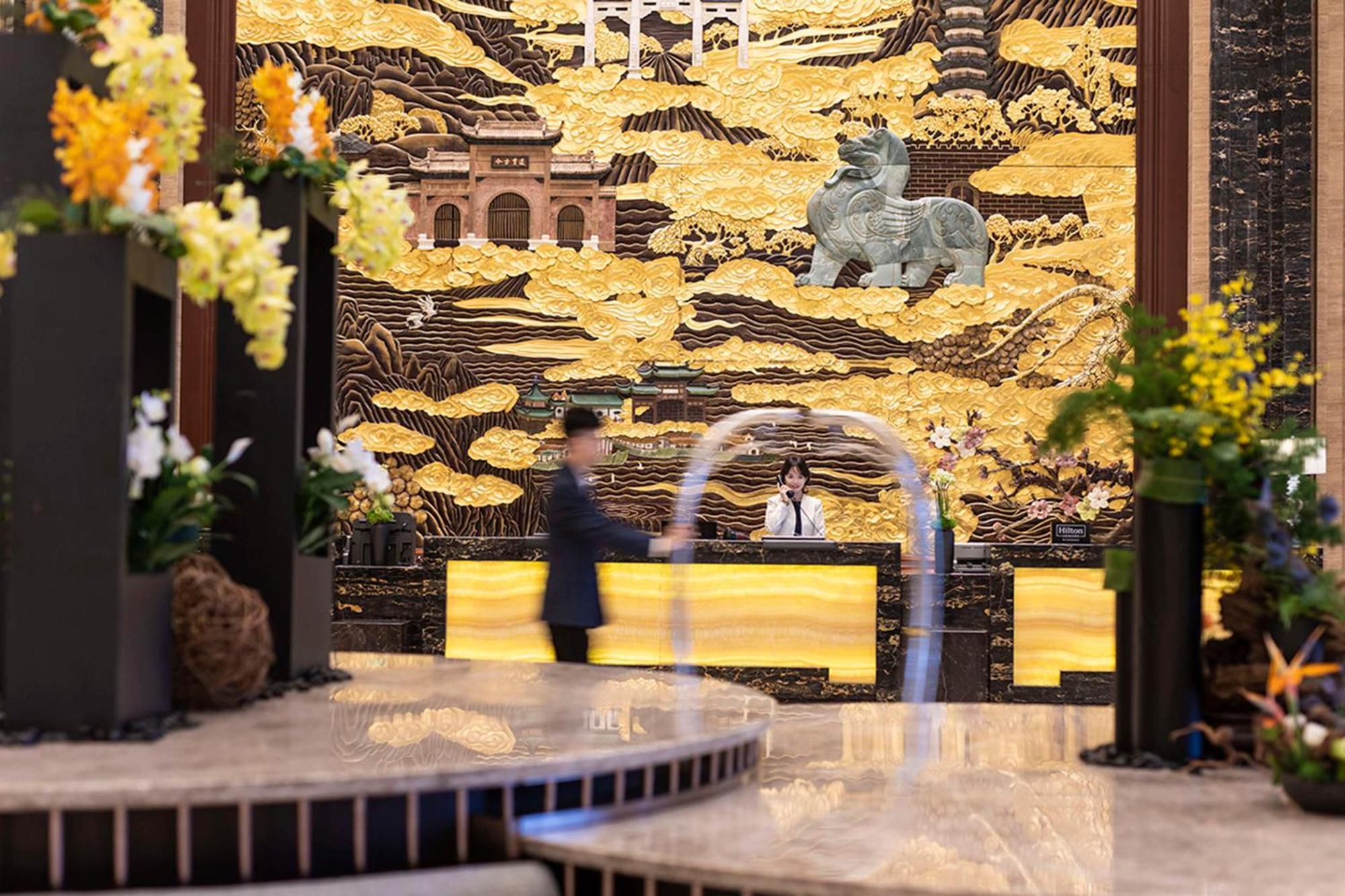 Hilton Nanjing Hotel Nanjing  Exterior foto
